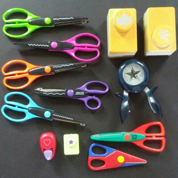 Other - Fiskars scrapbooking scissors & punch bundle